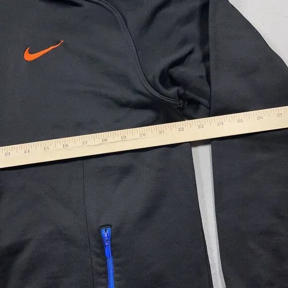 Vintage Nike Jacket Men's Large Basketball Full Zip‎ Warm Up Russia China US Y2K